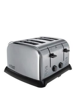 Russell Hobbs 22370 4-Slice Stainless Steel Toaster